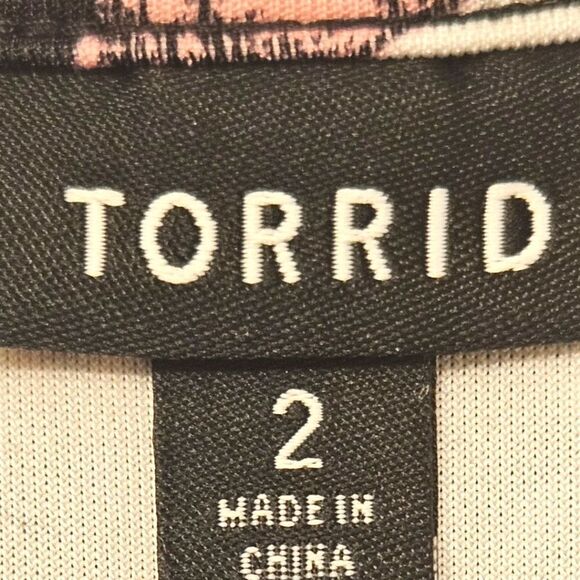 TORRID Plus Size Women's Rose/ Skull Skater Midi dress 2X - Picture 12 of 16